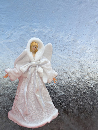 Decorative Christmas arrangement with festive elementsの写真素材