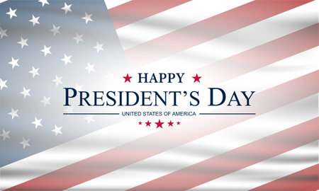 President's Day Background Design. Banner, Poster, Greeting Card. Vector Illustrationのイラスト素材