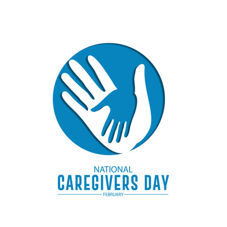 National caregivers Day Background Vector Illustrationのイラスト素材