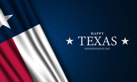 Texas Independence Day Background vector illustrationのイラスト素材