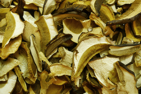 Dried mushroomsの写真素材