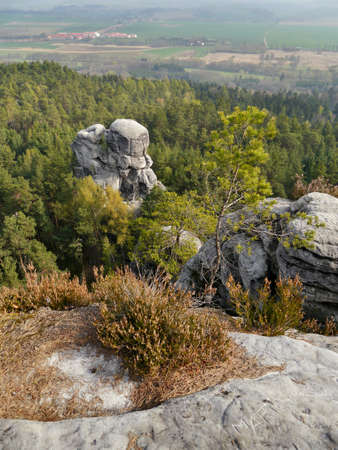 Sandstone rock cityの写真素材