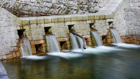 Cascade in Giant mountainsの写真素材