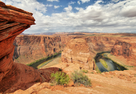 Horseshoe Bend. Arizona, USAの写真素材