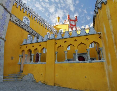 Palacio da Pena - Sintra, Lisbon, Portugal, Europeのeditorial素材
