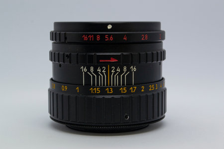 Black 44mm lens