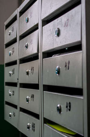 Mailboxes.
