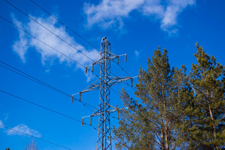 High-voltage tower