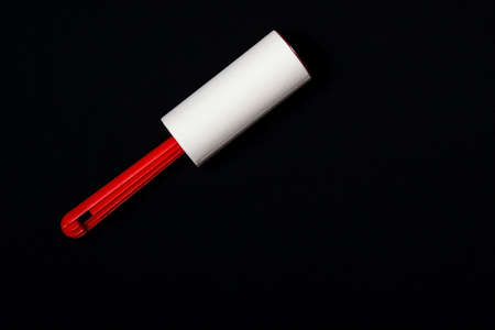 A video for cleaning clothes on a black background.の写真素材