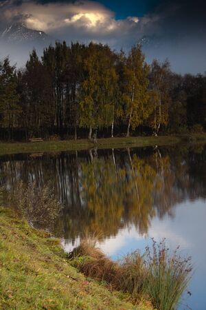Mirror lakeの写真素材