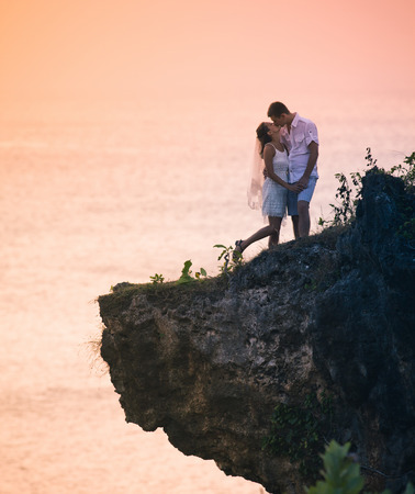 First date of a couple at Valentines Dayの写真素材