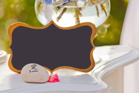 Wedding frame for any textの写真素材