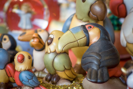 Background Image of amazing fairy handmade gifts in Christmasâeve market in Salsburg-Hellbrunn, Austria.の写真素材