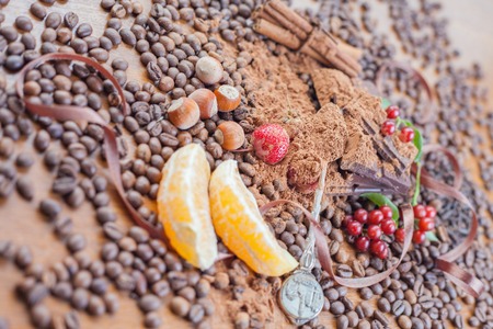 Background of chocolate barの写真素材