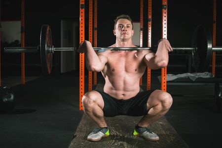 Active People Sport Workout Concept, Workout exercise at gym classの写真素材