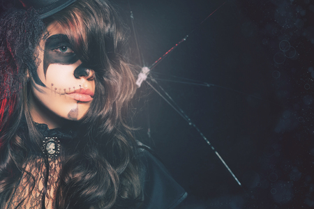 Halloween Party 2018, Sexy Girl At Haloween in October, Sexy Costumeの写真素材