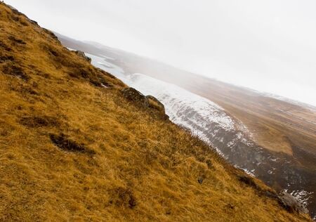 Icelandic hillの写真素材