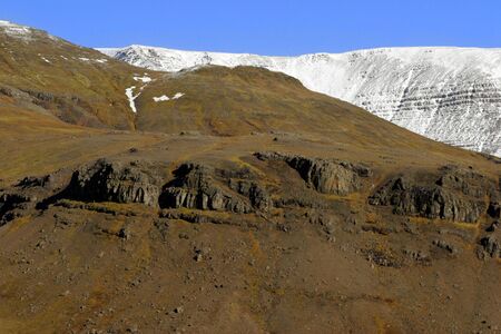 Icelandic mountainの写真素材