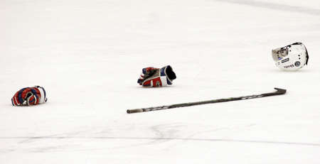 hockey stuffの写真素材