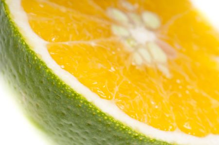 composition of fruits on white backgroundの写真素材