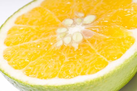 composition of fruits on white backgroundの写真素材