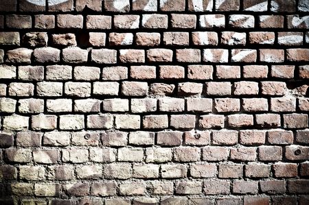 wall texture and asphalt with vignetteの写真素材