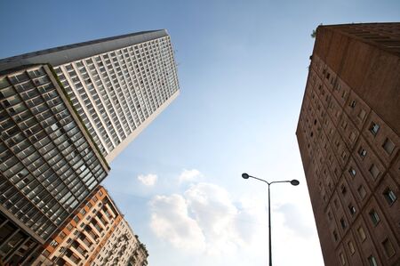 streets, skyscrapers and palaces of Milan