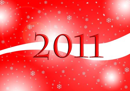 happy new year 2011 and snow