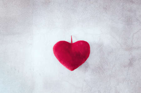 heart pillow love textured artistic の写真素材