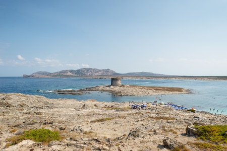 Stintino Sardinia sea landscape in summertime 2013
