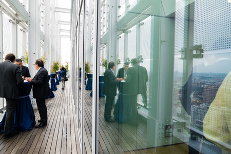 MILAN, ITALY - SEPTEMBER 27: Garibaldi Towers interior on September 8, 2013. Garibaldi Towers are...