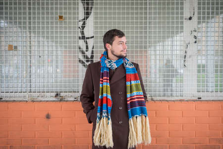 young stylish man lifestyle in the city