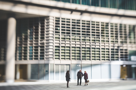 MILAN, ITALY - MARCH 23: People visitng Palazzo Lombardia, most high and important building in Milan,  opening for visitors during FAI, Fondo Ambiente Italiano, on MARCH 23, 2014 in Milan.のeditorial素材