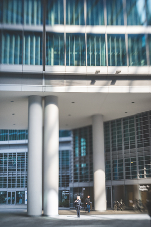 MILAN, ITALY - MARCH 23: People visitng Palazzo Lombardia, most high and important building in Milan,  opening for visitors during FAI, Fondo Ambiente Italiano, on MARCH 23, 2014 in Milan.のeditorial素材