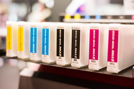 MILAN, ITALY - OCTOBER 17: Viscom Italia held in Milan on October, 17 2014. Viscom Italia is an important international trade fair and conference on visual communicationのeditorial素材