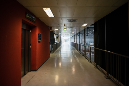 MILAN, ITALY - OCTOBER 17: Viscom Italia held in Milan on October, 17 2014. Viscom Italia is an important international trade fair and conference on visual communicationのeditorial素材