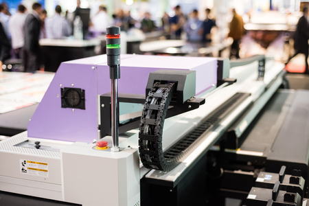 MILAN, ITALY - OCTOBER 17: Viscom Italia held in Milan on October, 17 2014. Viscom Italia is an important international trade fair and conference on visual communicationのeditorial素材