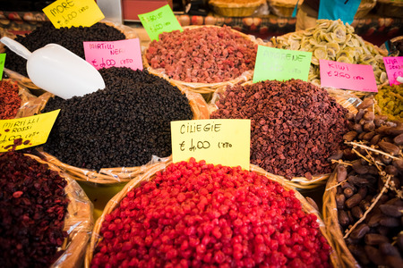 MILAN, ITALY - DECEMBER 9: Christmas stands in Milan December 9, 2014. Every year christmas stands attract thousand of people in Milan for christmas shoppingのeditorial素材