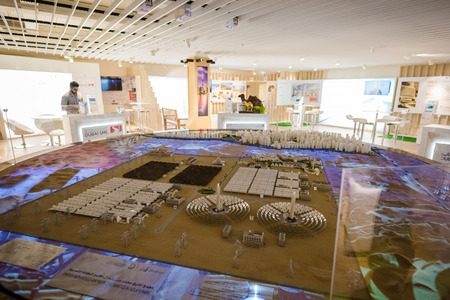 MILAN, ITALY - MAY 27:United Arab Emirates pavilion at Expo, universal exposition on the theme of food on MAY 27, 2015 in Milanのeditorial素材