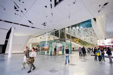 MILAN, ITALY - MAY 27: Italian pavillon at Expo, universal exposition on the theme of food on MAY 27, 2015 in Milanのeditorial素材