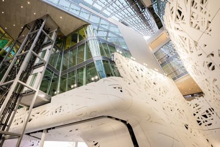 MILAN, ITALY - MAY 27: Italian pavillon at Expo, universal exposition on the theme of food on MAY 27, 2015 in Milanのeditorial素材
