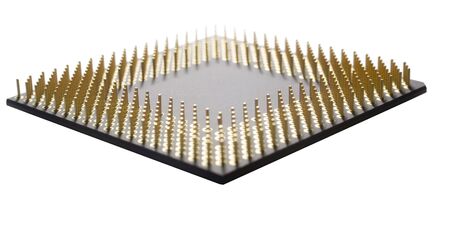 Very close view of a computer cpu