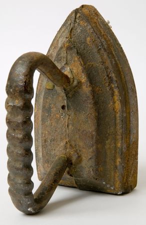 Old rusty ironの写真素材