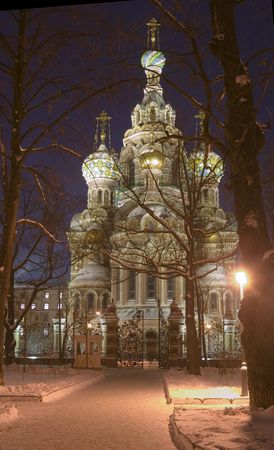 This marvelous Old Russian-style church (Usually called The Savior on Blood) was built on the spot where Emperor Alexander IIの写真素材