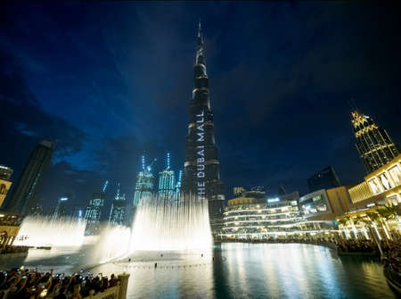 Dubai, United Arab Emirates - December 13 2019. 
Burj khalifa, the highest building in the world.のeditorial素材