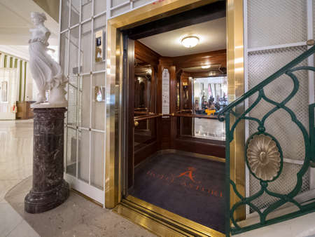 Saint Petersburg, Russia - June 27 2019. 
Interiors Hotel Astoria.のeditorial素材