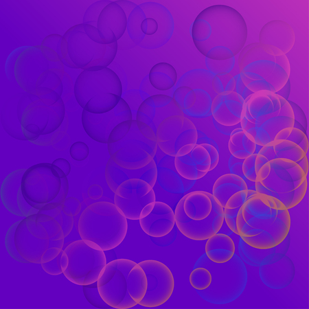 Purple abstract  backgrounds .Ultraviolet circles, modern abstract composition. Geometric background. A blue and purple abstract background design with circles.のイラスト素材