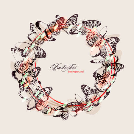 Butterflies design のイラスト素材