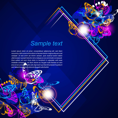 Butterfly background のイラスト素材