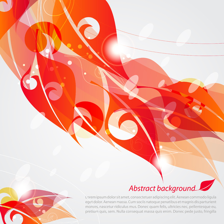 Autumn leaves backgroundのイラスト素材